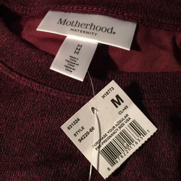 Motherhood Maternity Long Sleeve Maternity Dress new with Tag Size M. - Picture 8 of 8